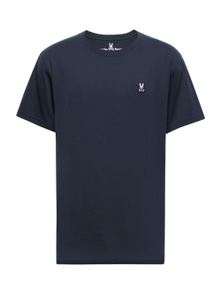 Psycho Bunny Classic Logo Crew Neck Pima Cotton T-Shirt, Navy - view 2, Navy