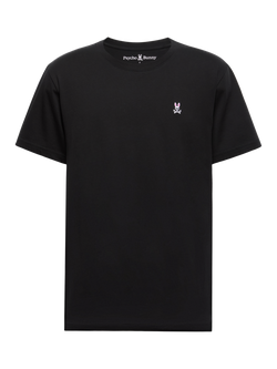 Psycho Bunny Classic Logo Crew Neck Pima Cotton T-Shirt, Black - view 2, Black