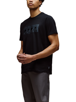 Psycho Bunny Costello Graphic Pima Cotton T-Shirt, Black