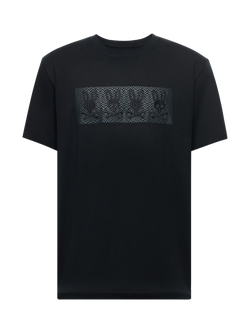 Psycho Bunny Costello Graphic Pima Cotton T-Shirt - view 2, Black