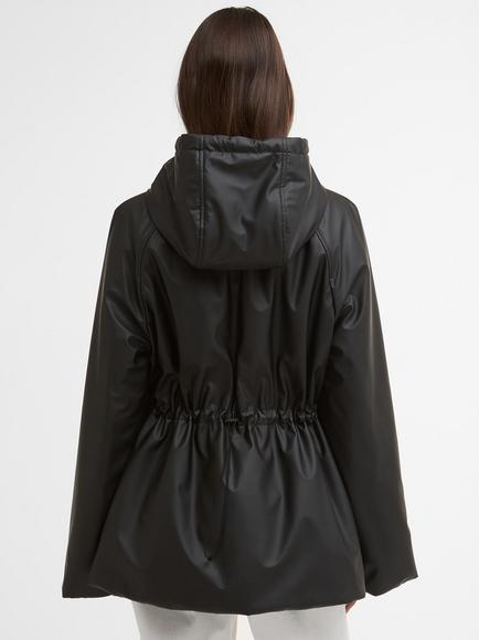 Barbour International Jourdaine Hooded Showerproof Jacket, Black - view 2, Black