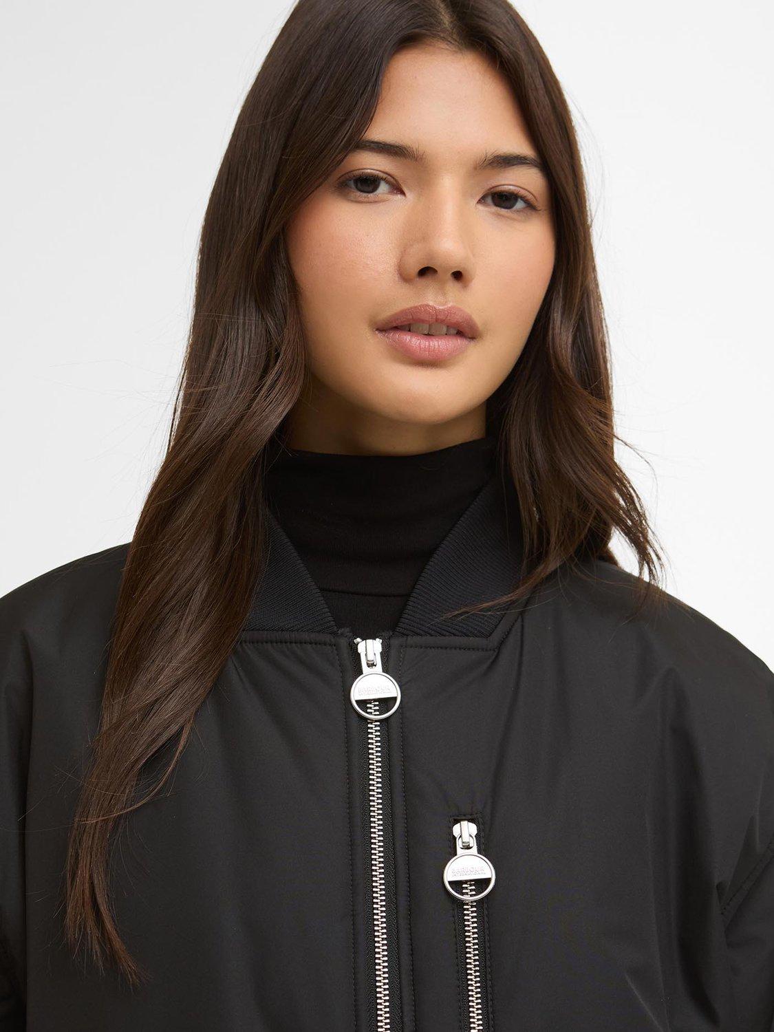 Product image 3 of 7, which shows Barbour International Kuala Showerproof Jacket, Black, 8