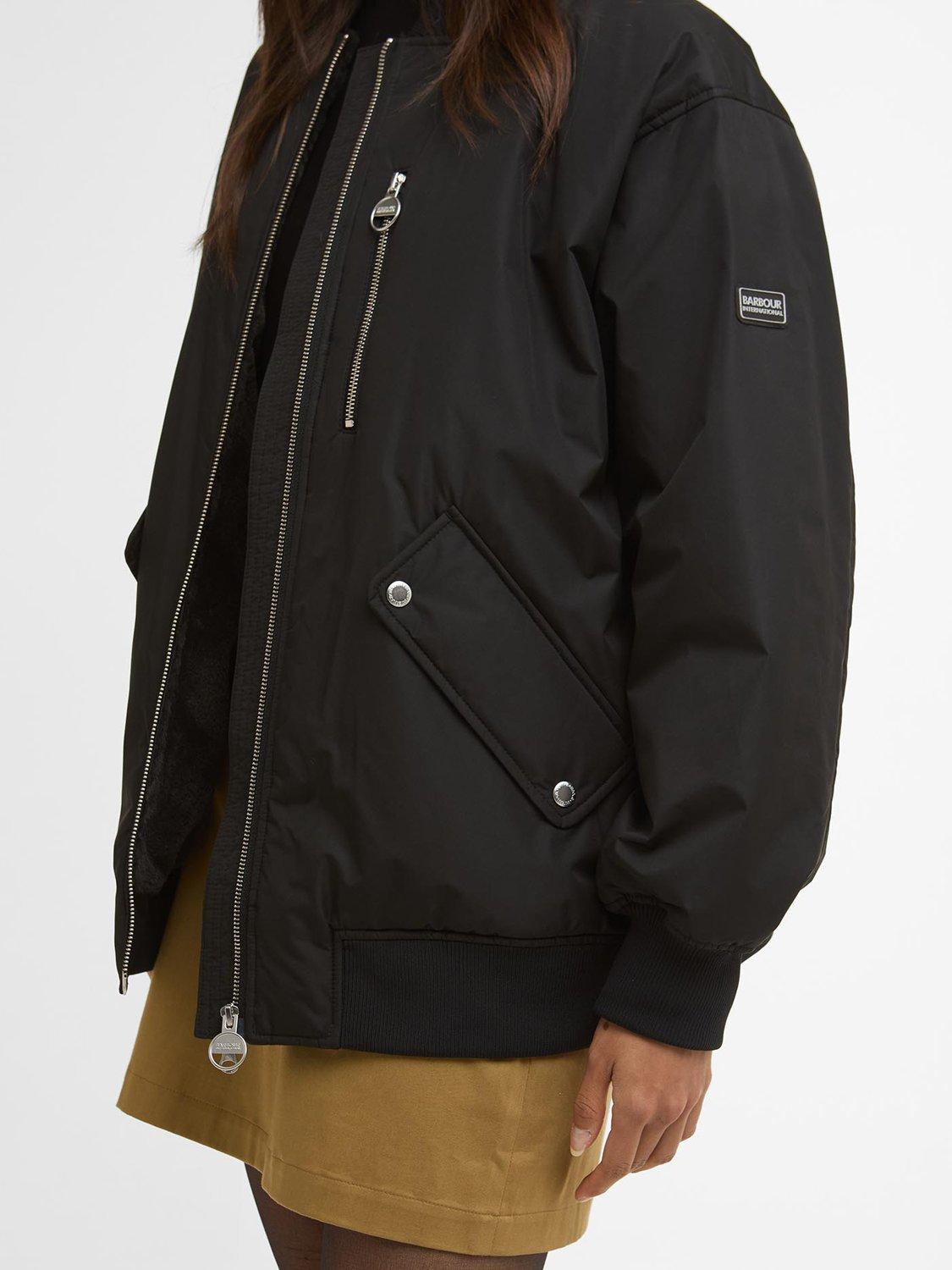 Product image 4 of 7, which shows Barbour International Kuala Showerproof Jacket, Black, 8