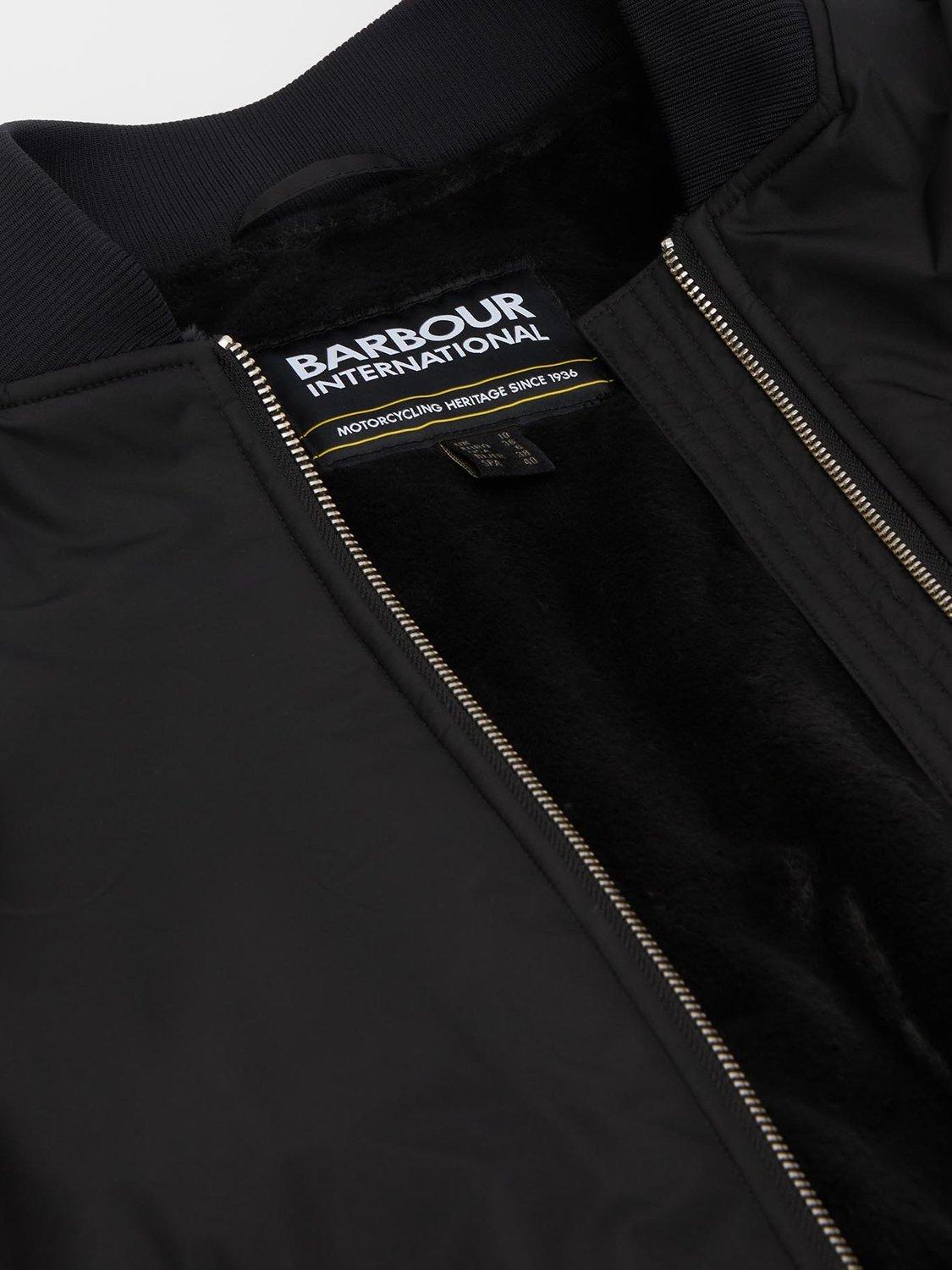 Product image 5 of 7, which shows Barbour International Kuala Showerproof Jacket, Black, 8
