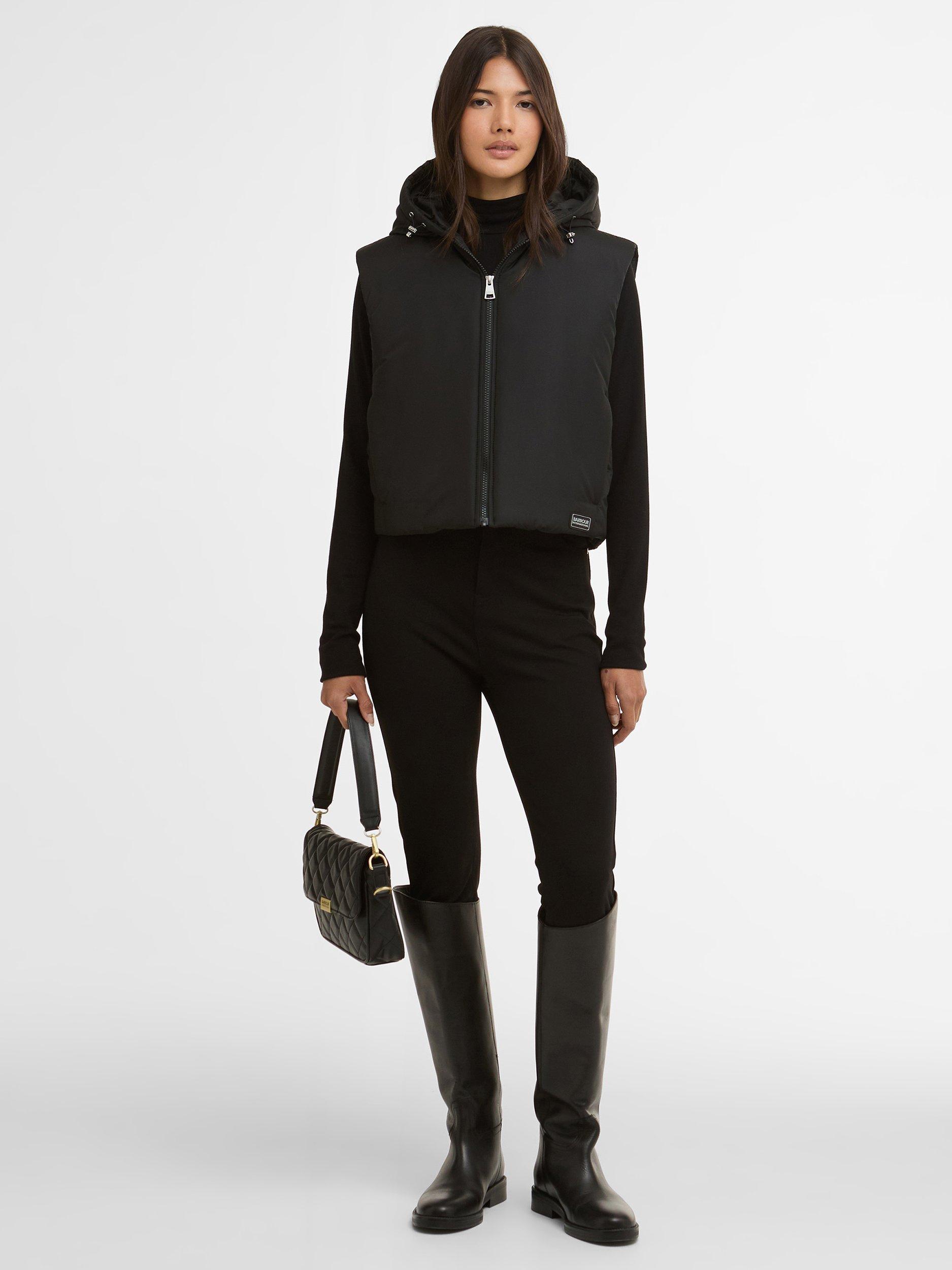 Product image 6 of 7, which shows Barbour International Calista Gilet, Black, 8