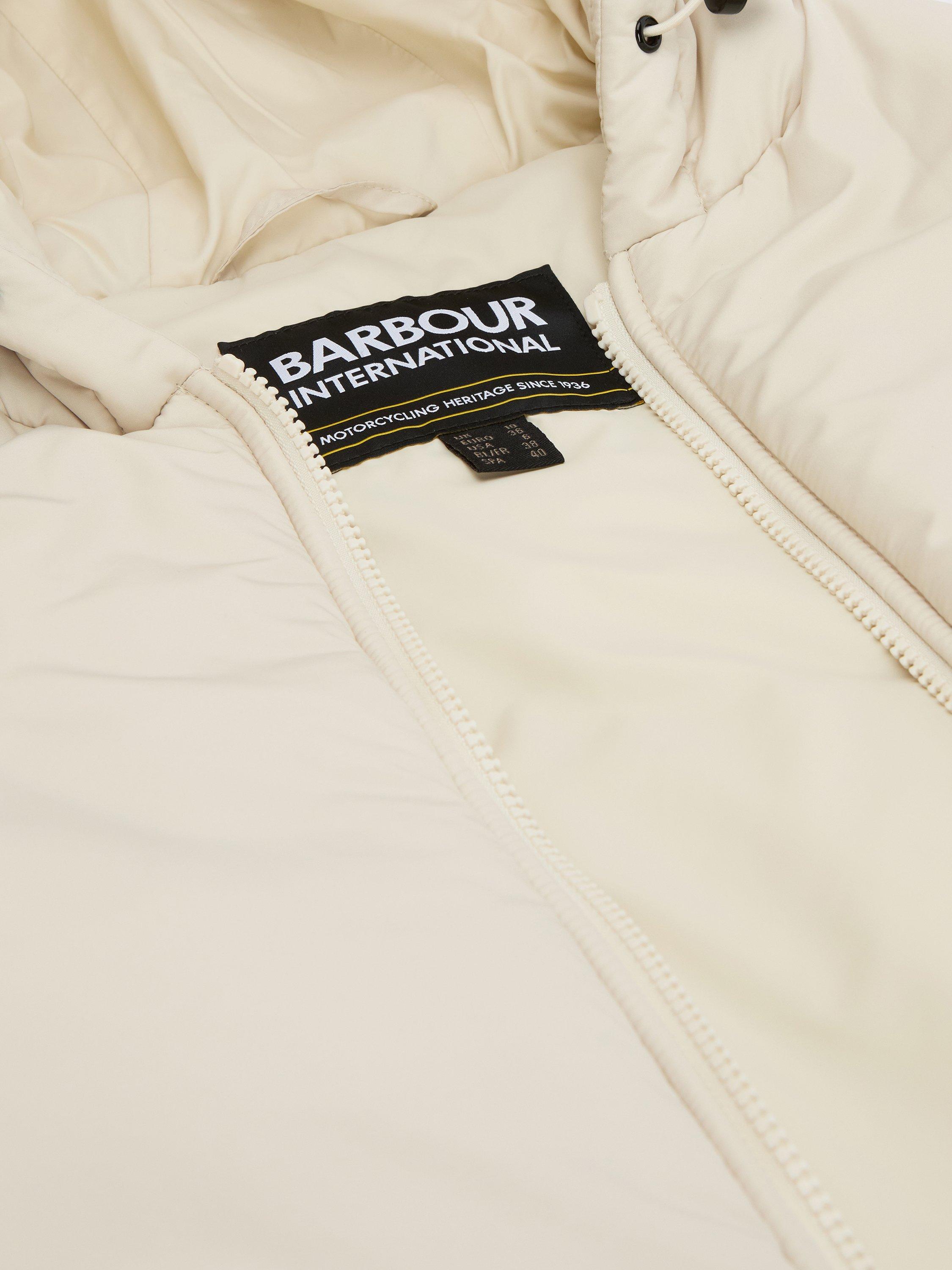 Product image 5 of 7, which shows Barbour International Calista Gilet, Bone White, 8
