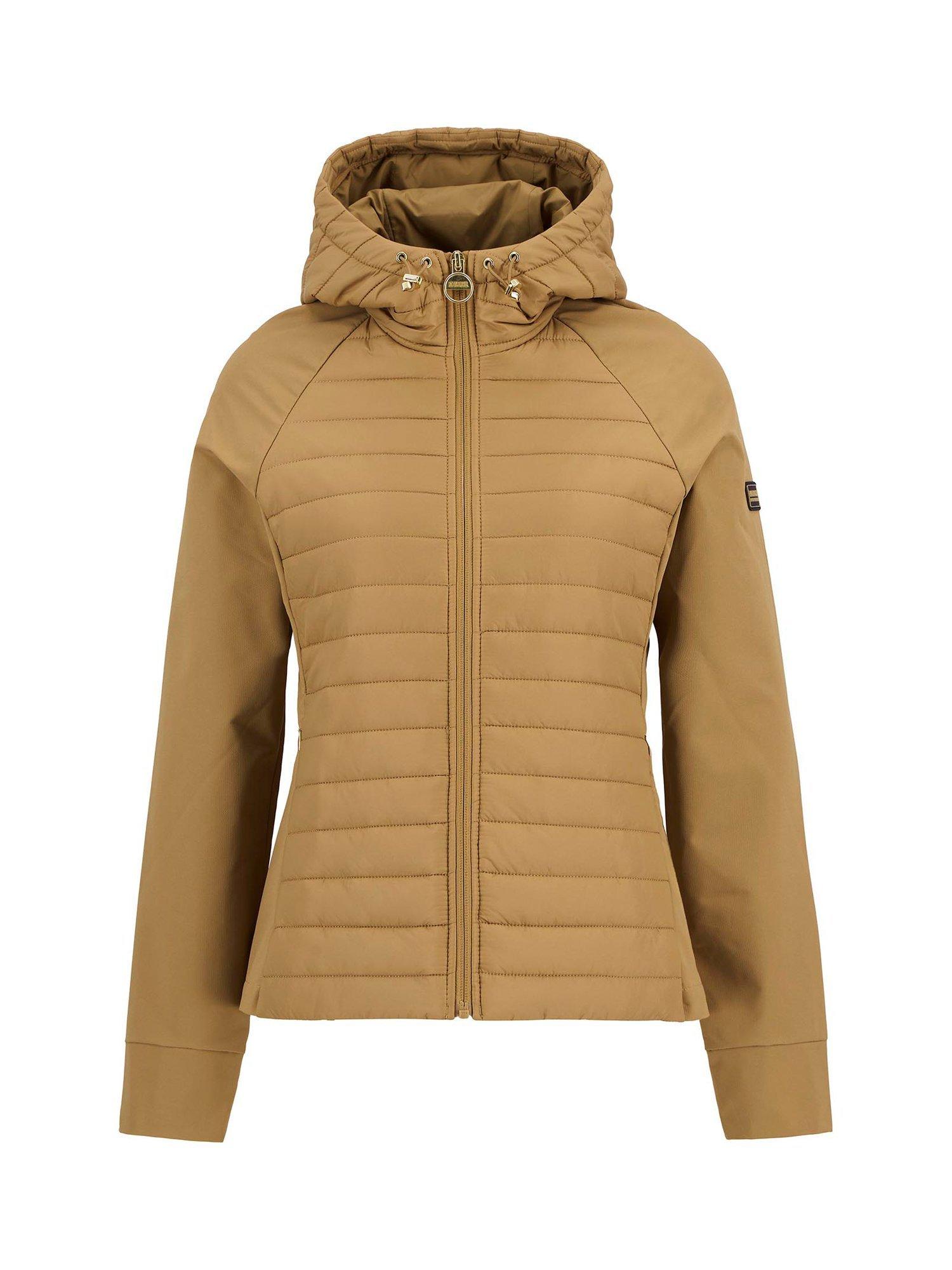 Product image 7 of 7, which shows Barbour International Valentina Quilted Jacket, Antique Bronze, 8