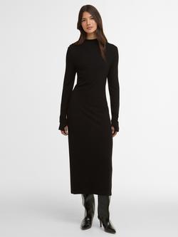 Barbour International Leia Midi Dress, Black, Black