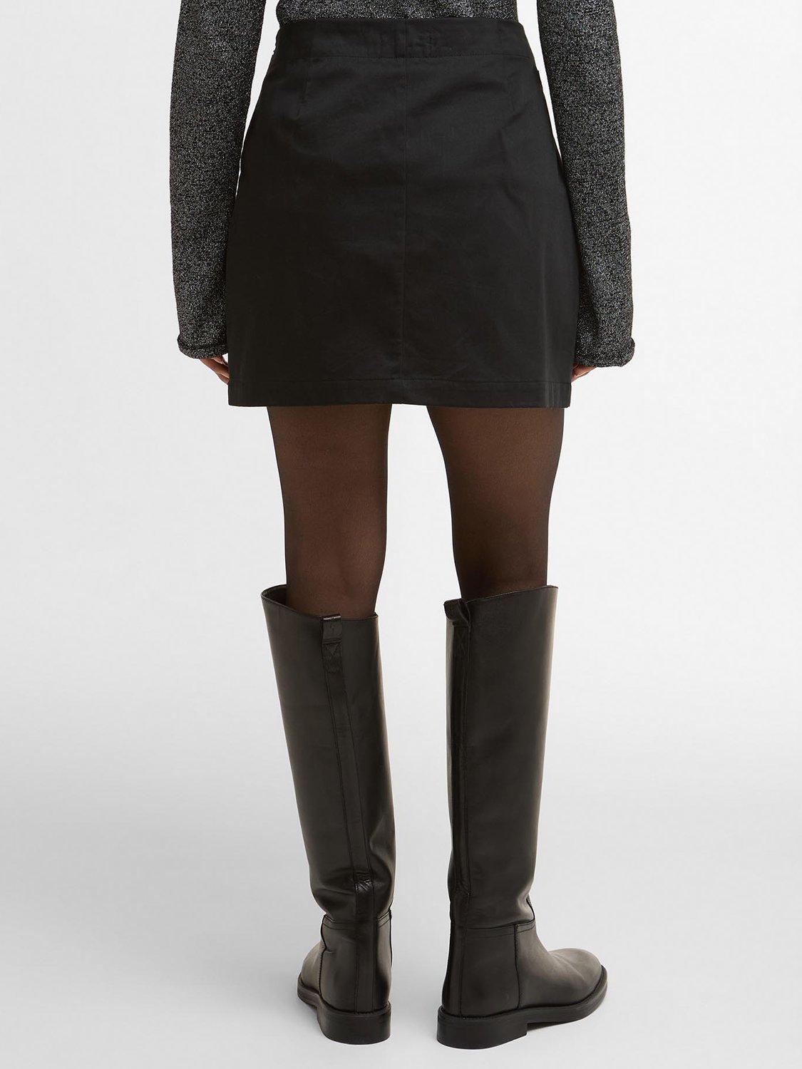 Product image 2 of 6, which shows Barbour International Katya Mini Skirt, Black, 8