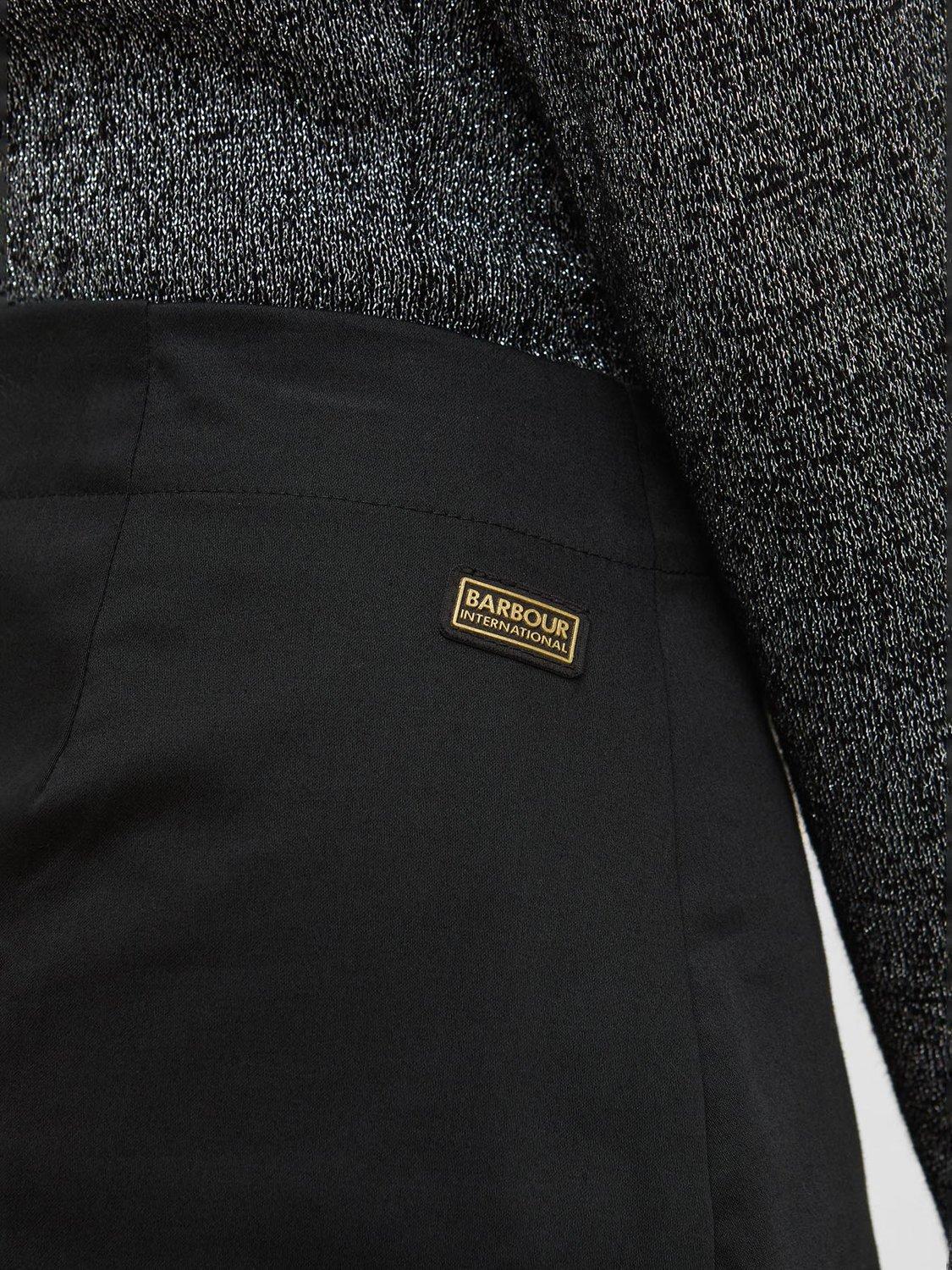 Product image 4 of 6, which shows Barbour International Katya Mini Skirt, Black, 8