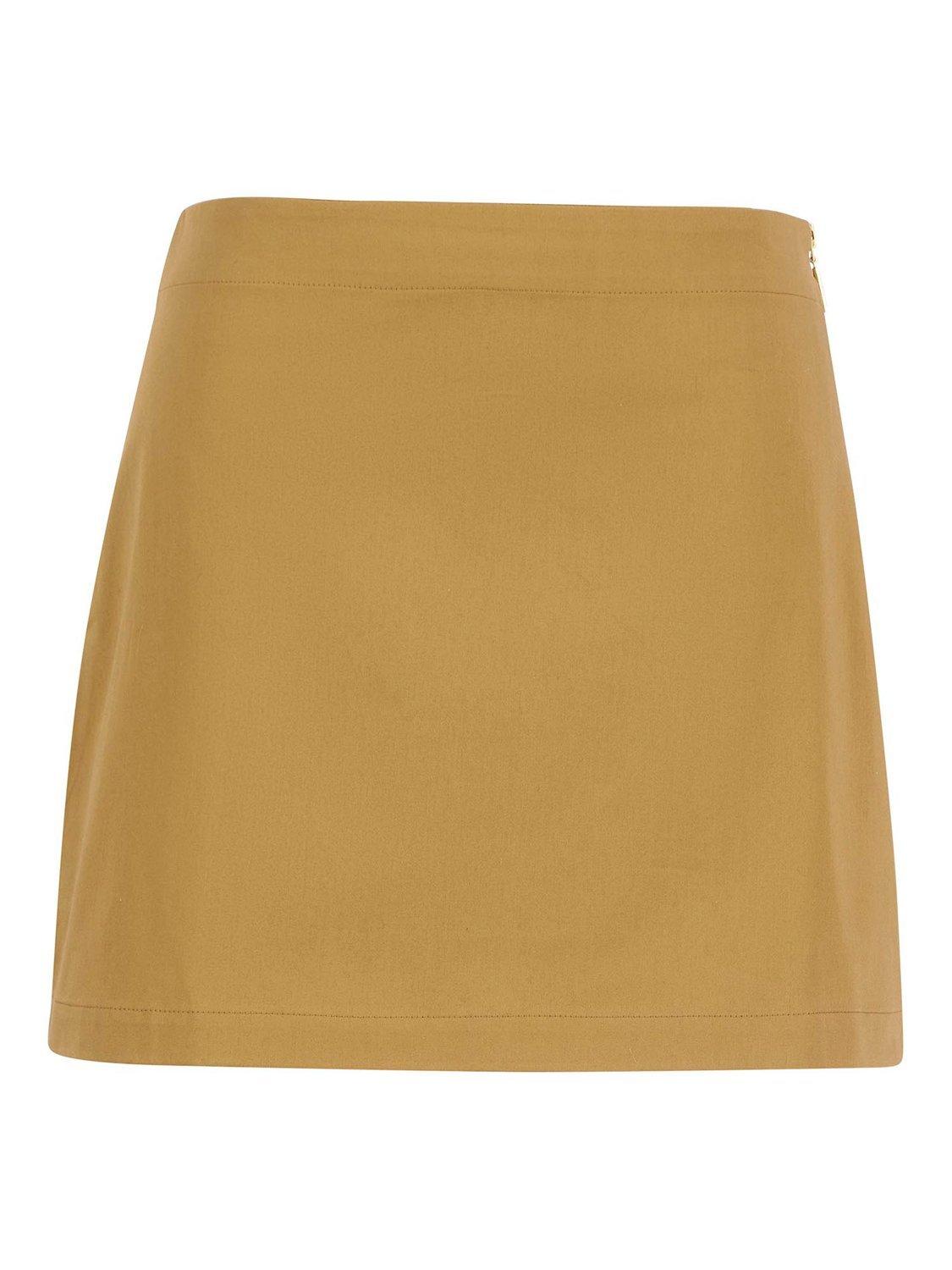 Product image 6 of 6, which shows Barbour International Katya Mini Skirt, Antique Bronze, 8