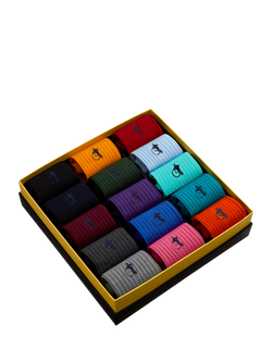 London Sock Company Simply Sartorial Sock Collection Gift Box, Pack of 15, Mixed - view 2, Mixed