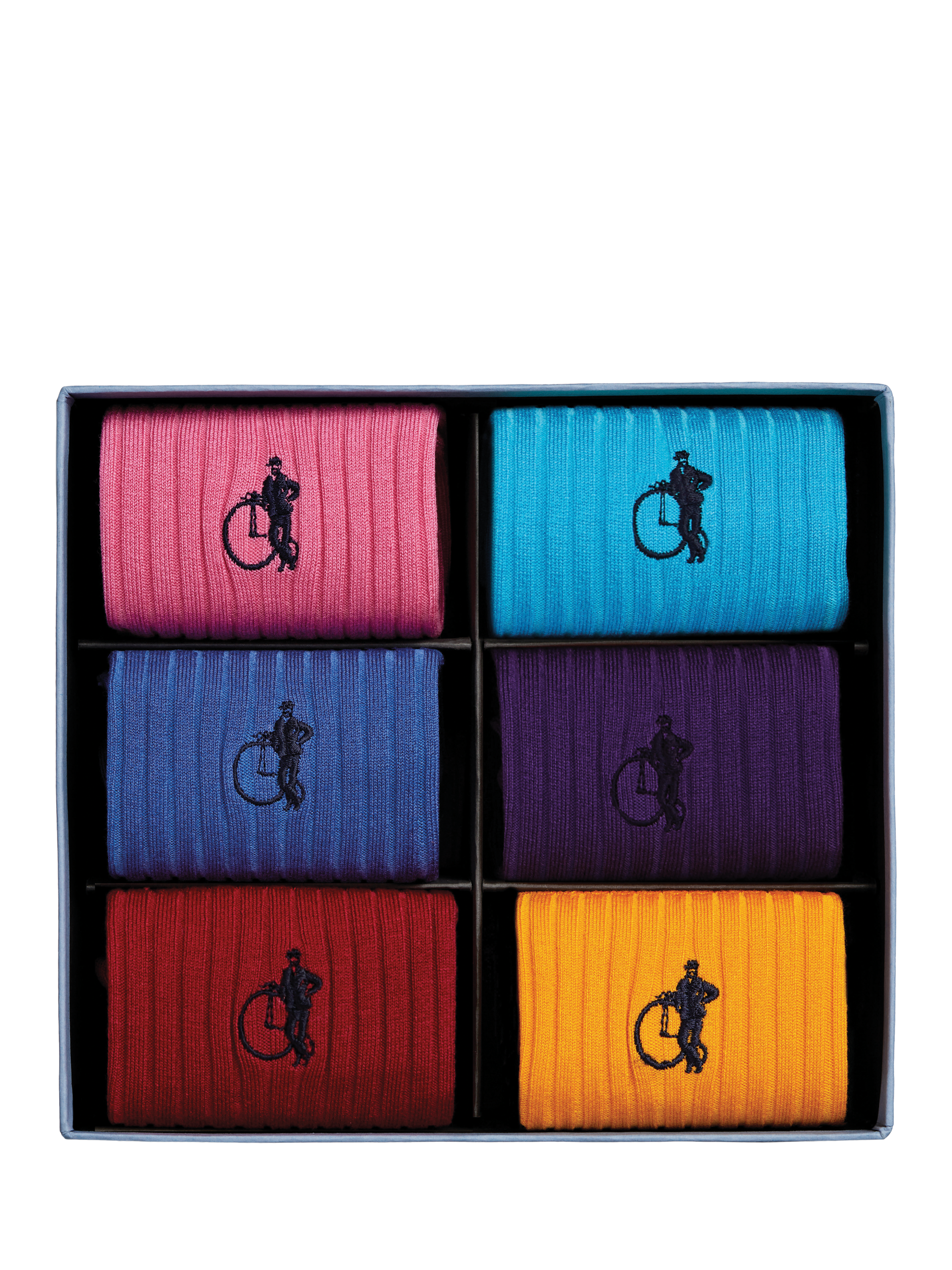London Sock Company Simply Sartorial Colourful Sock Collection Gift Box ...