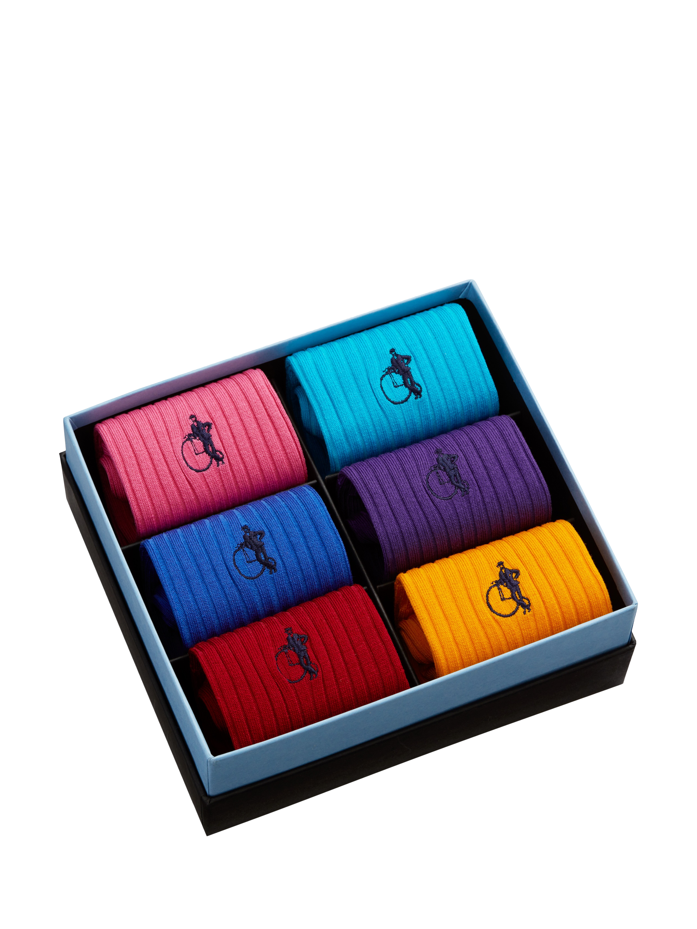 London Sock Company Simply Sartorial Colourful Sock Collection Gift Box ...