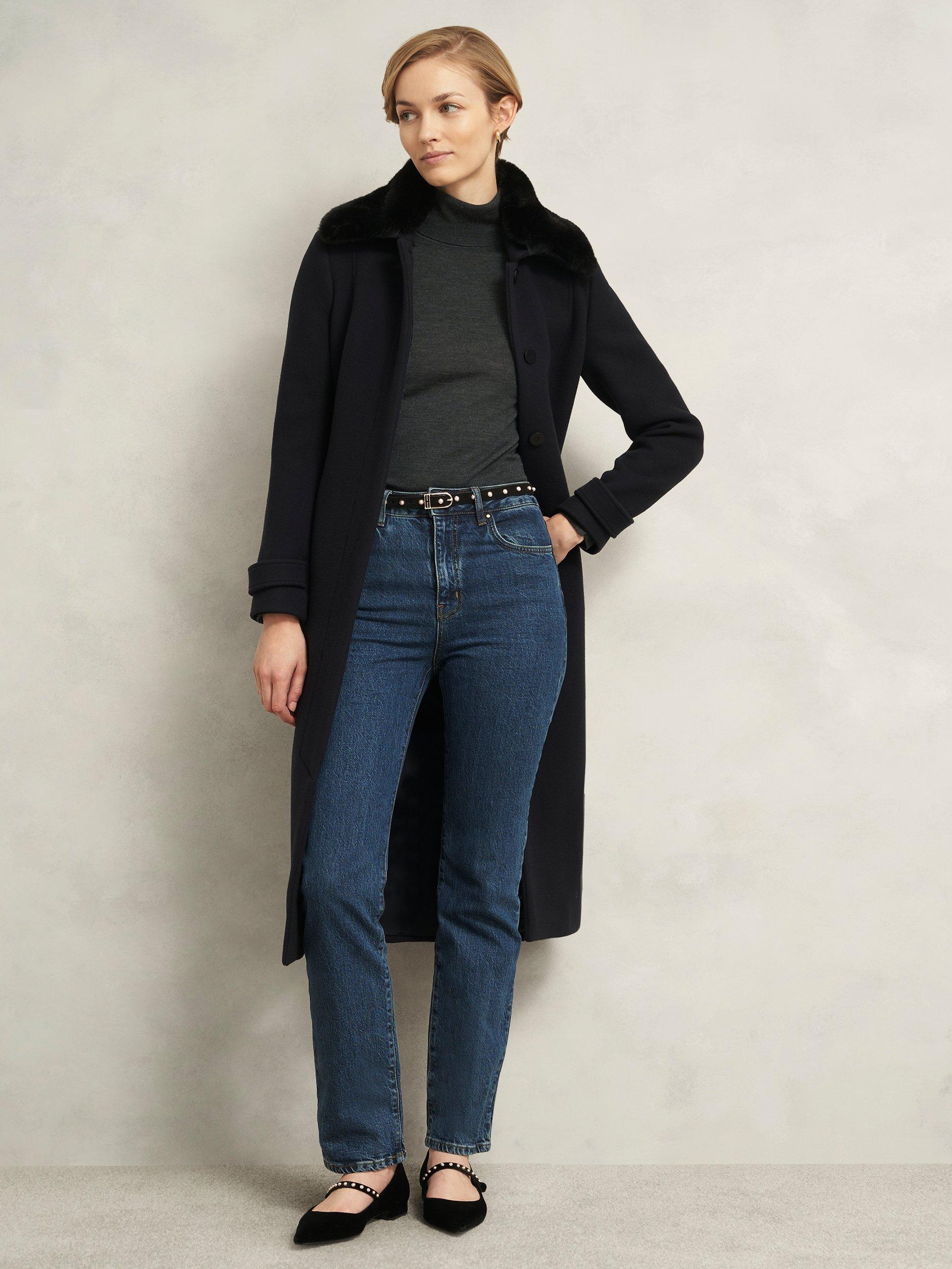 Product image 2 of 5, which shows Hobbs Frederica Pearl Belt, Black, S