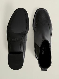 Hobbs Genevieve Leather Chelsea Boots, Black - view 2, Black