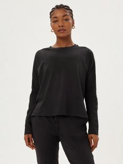 Girlfriend Collective Reset Long Sleeve Sports Tank Top, Black, Black