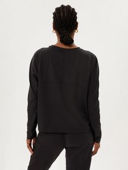 Girlfriend Collective Reset Long Sleeve Sports Tank Top, Black - view 2, Black