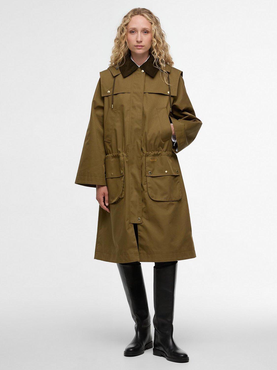 Product image 1 of 7, which shows Barbour Bilsdale Showerproof Jacket, Olive, 8