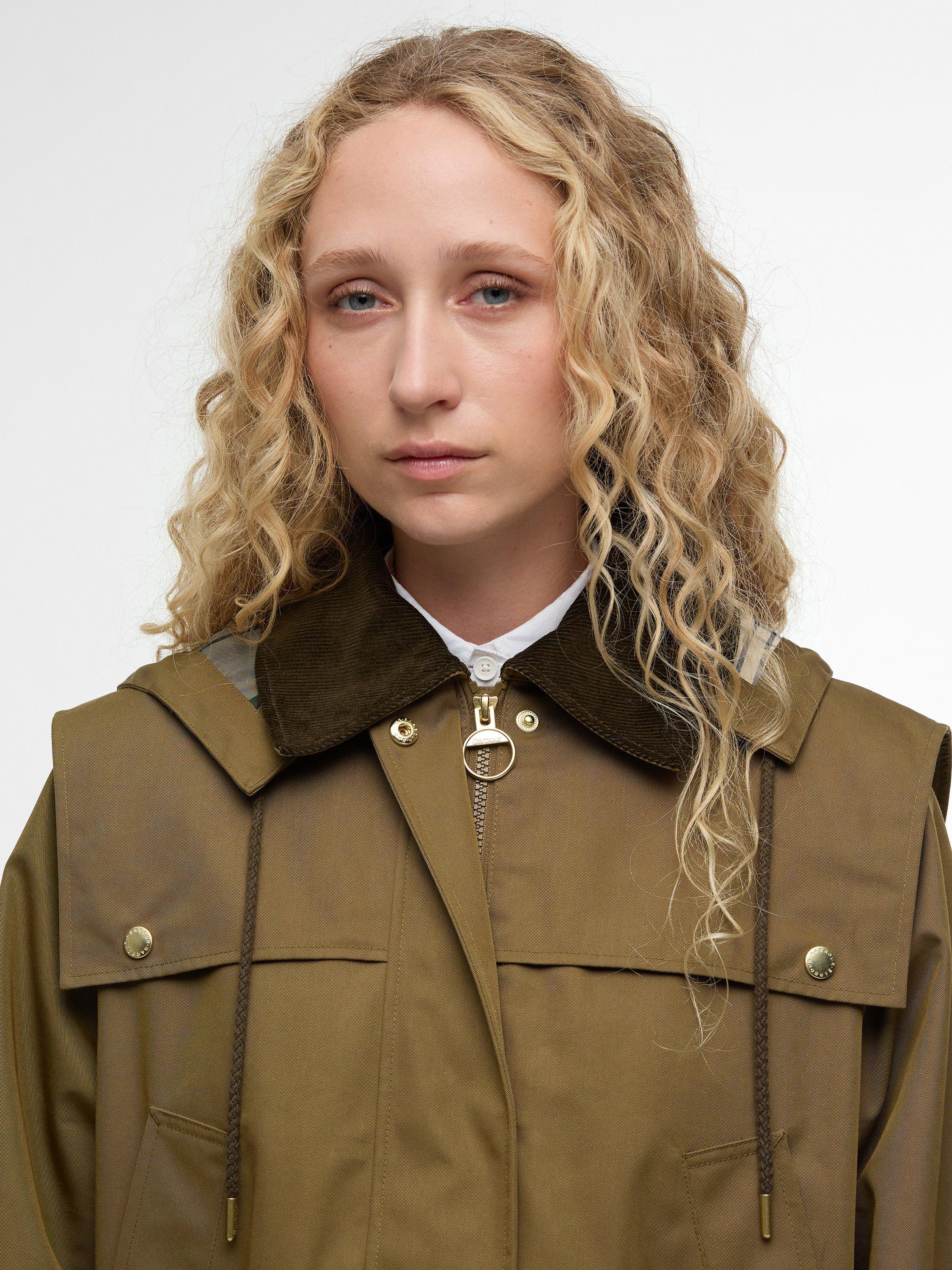 Product image 3 of 7, which shows Barbour Bilsdale Showerproof Jacket, Olive, 8