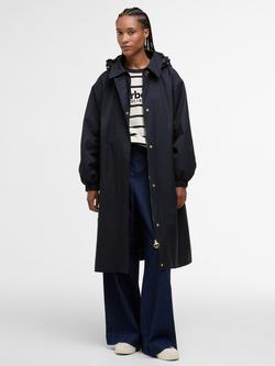 Barbour Bronagh Waterproof Jacket, Navy/Ancient Poplar, Navy/Ancient Poplar