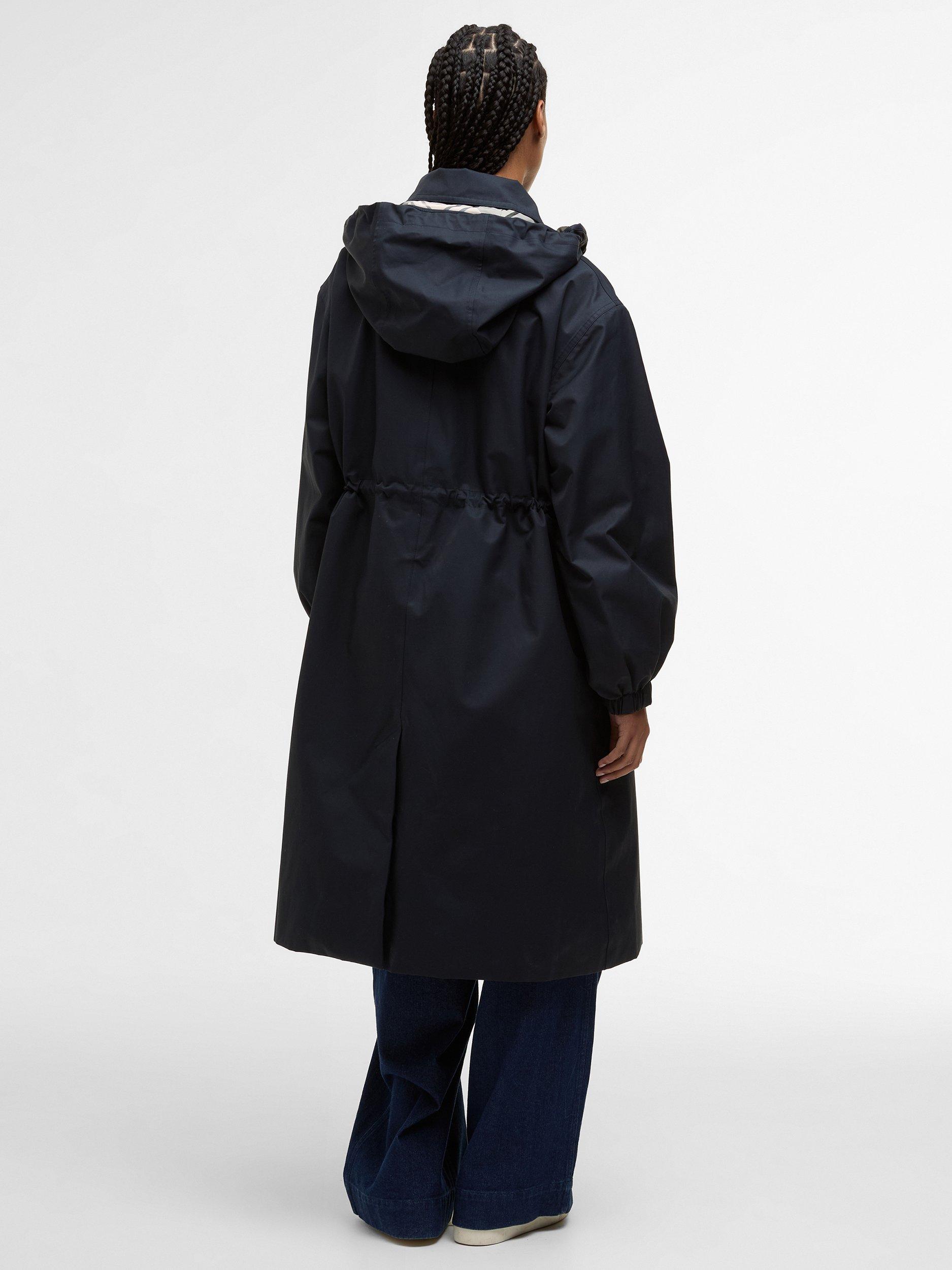 Product image 2 of 11, which shows Barbour Bronagh Waterproof Jacket, Navy/Ancient Poplar, 8