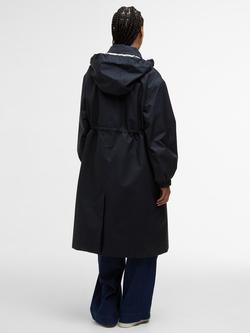 Barbour Bronagh Waterproof Jacket, Navy/Ancient Poplar - view 2, Navy/Ancient Poplar