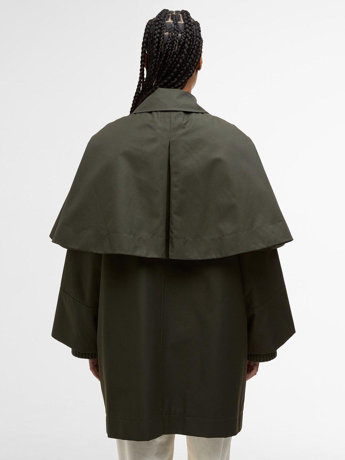 Product image 2 of 7, which shows Barbour Fia Showerproof Jacket, Sage/Ancient Poplar, 8