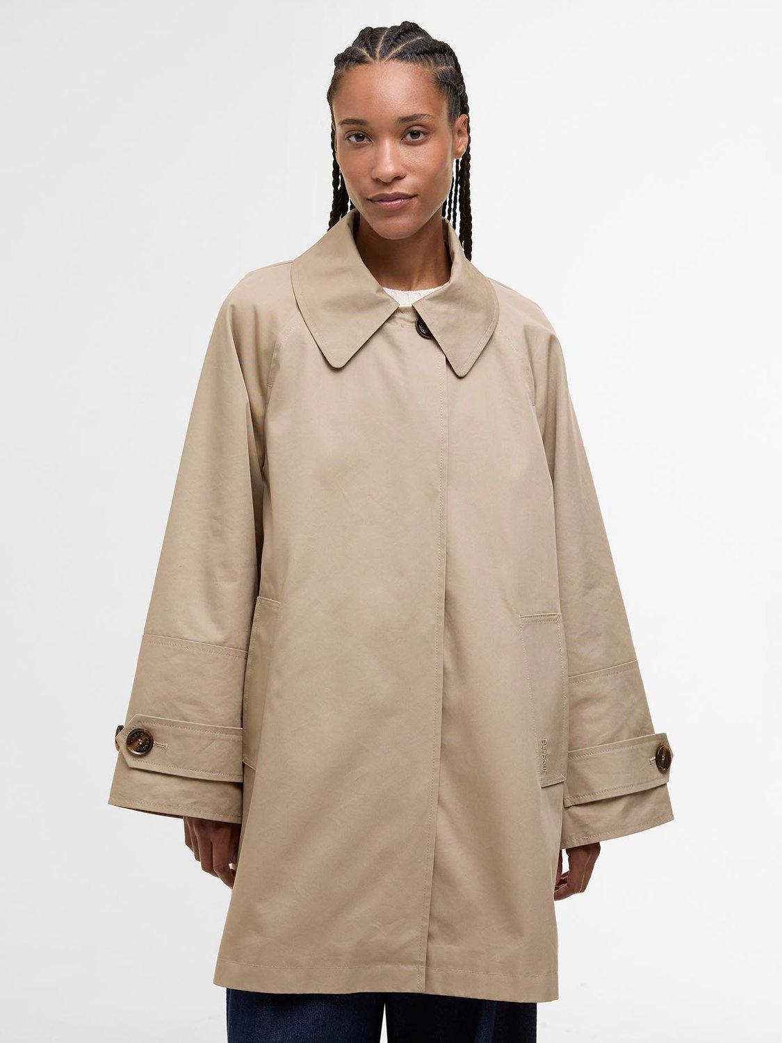 Product image 1 of 8, which shows Barbour Kennedy Showerproof Jacket, Beige, 8