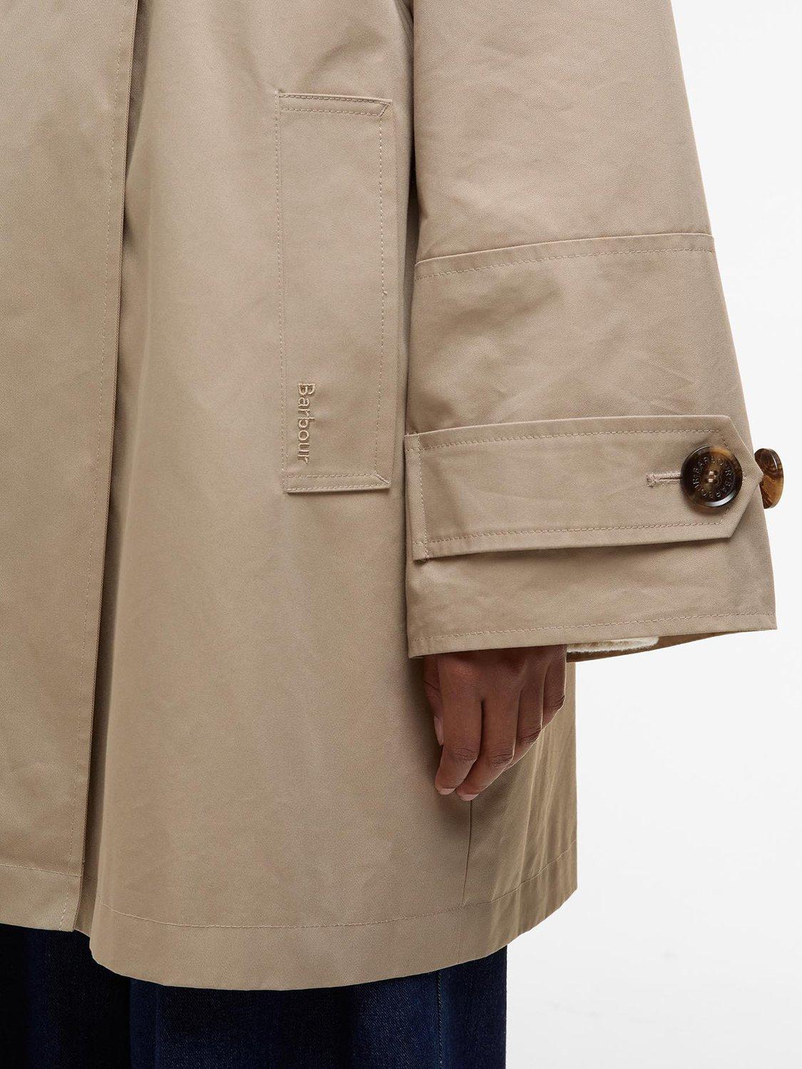 Product image 5 of 8, which shows Barbour Kennedy Showerproof Jacket, Beige, 8