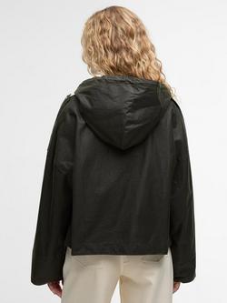 Barbour Ryedale Waxed Jacket, Olive - view 2, Olive