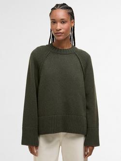 Barbour Ashdon Knit Jumper, Sage