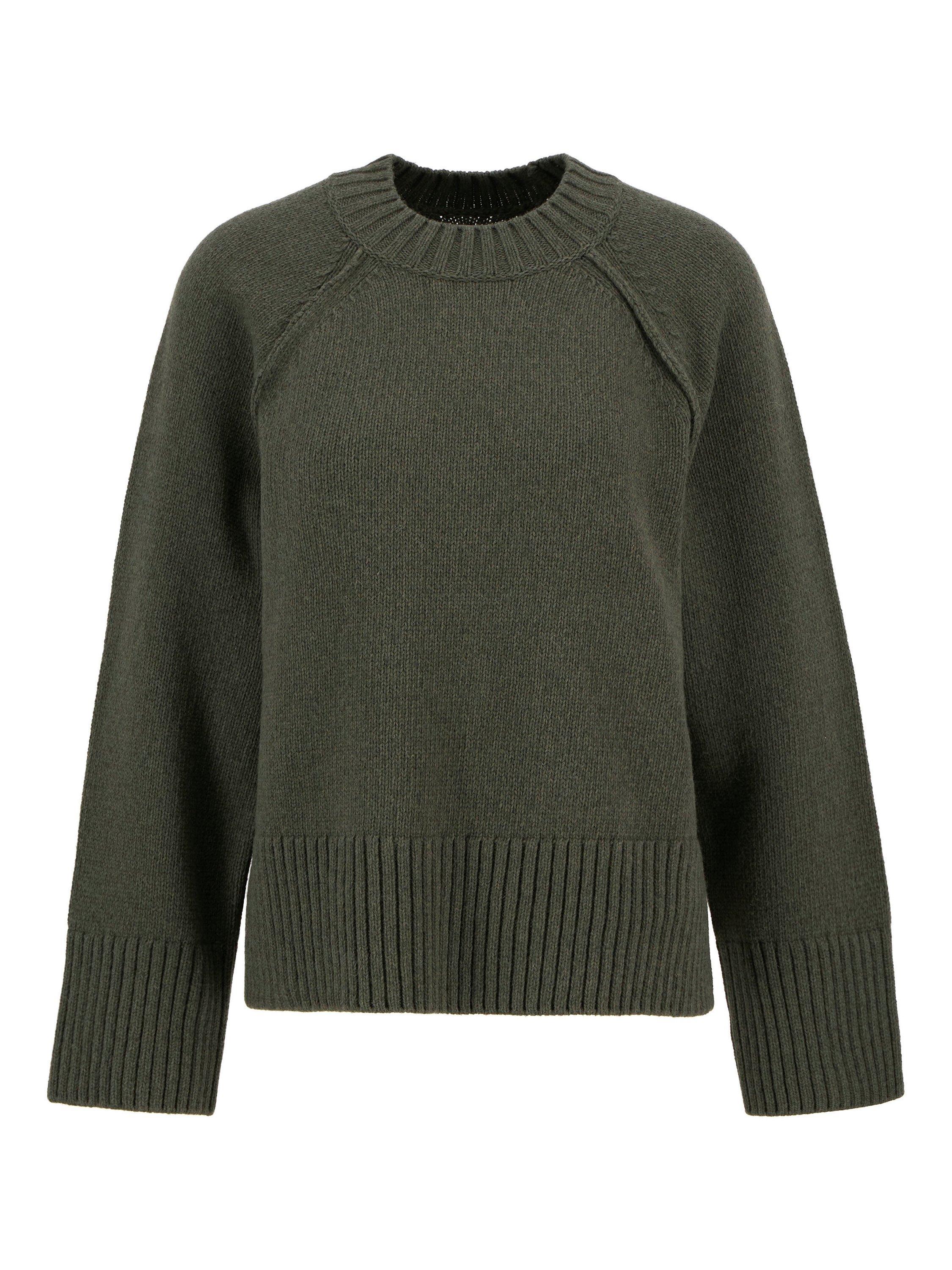 Product image 6 of 6, which shows Barbour Ashdon Knit Jumper, Sage, 8