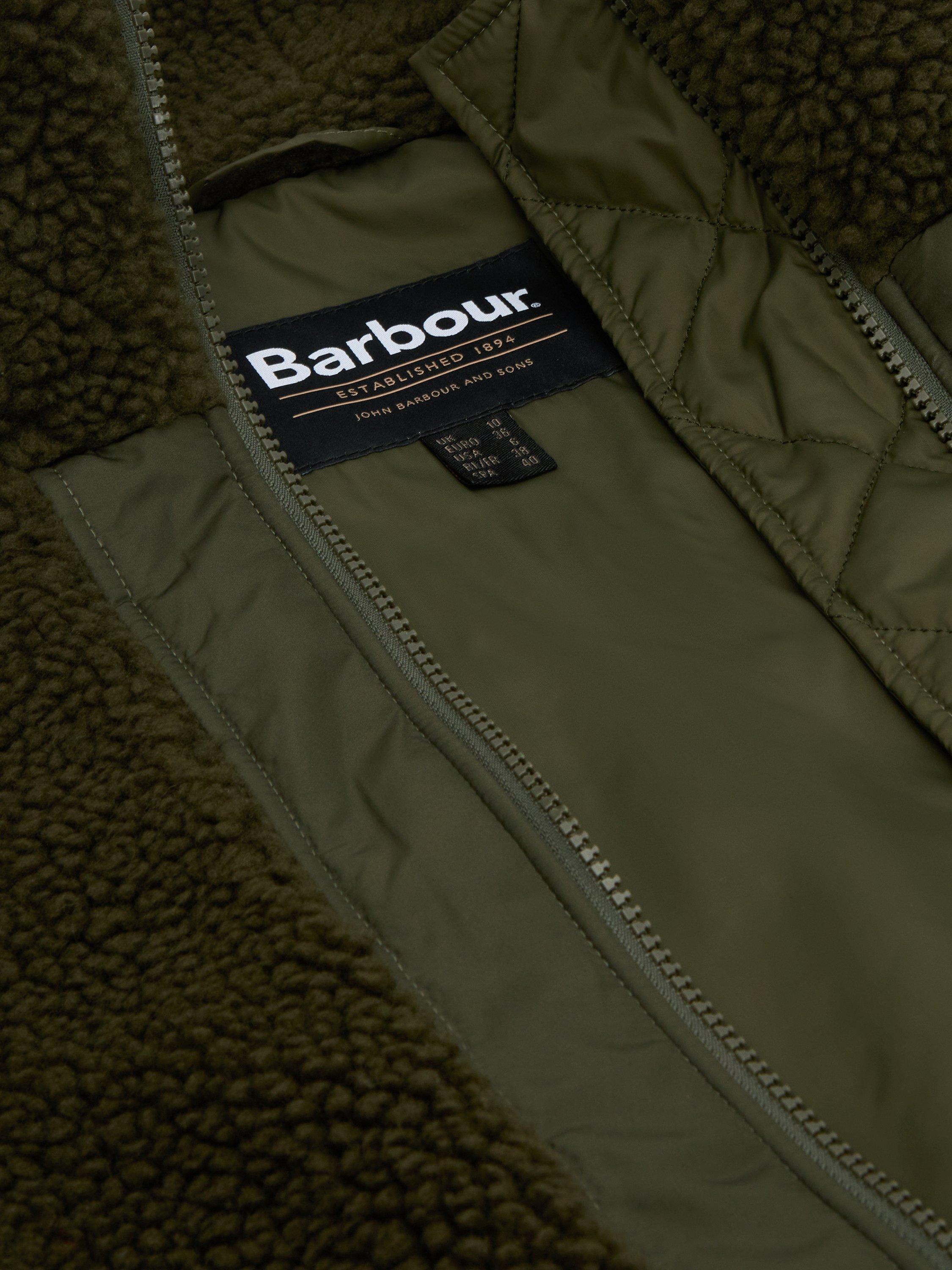 Product image 5 of 7, which shows Barbour Brawby Fleece Jacket, Olive, 8