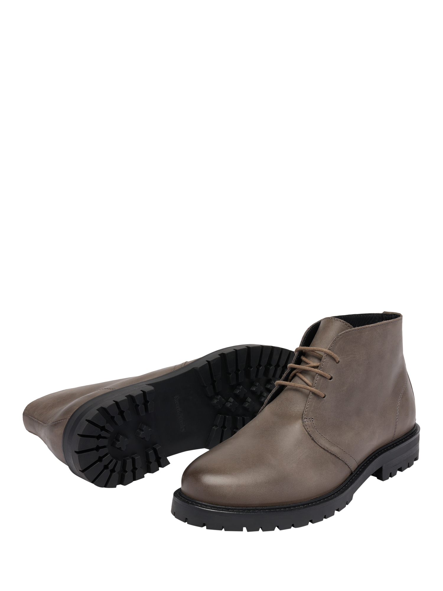 Product image 3 of 4, which shows Russell & Bromley Amaro Leather Chukka Boots, Grey, 7