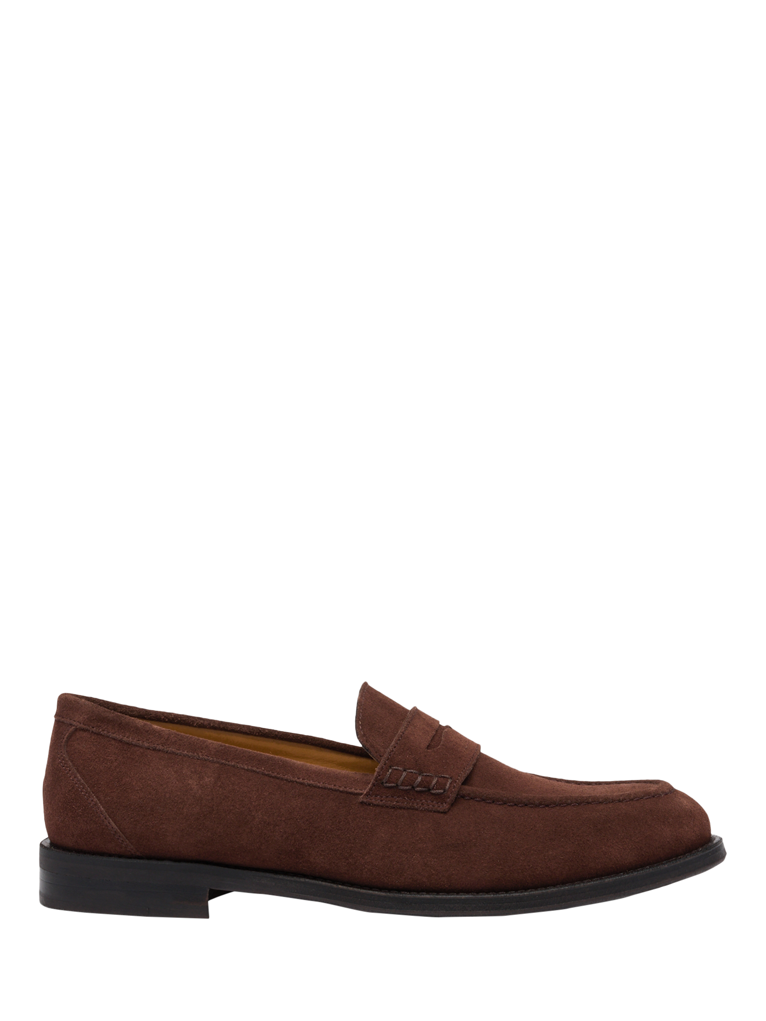 Russell Bromley Derwent Suede Saddle Loafers, Brown