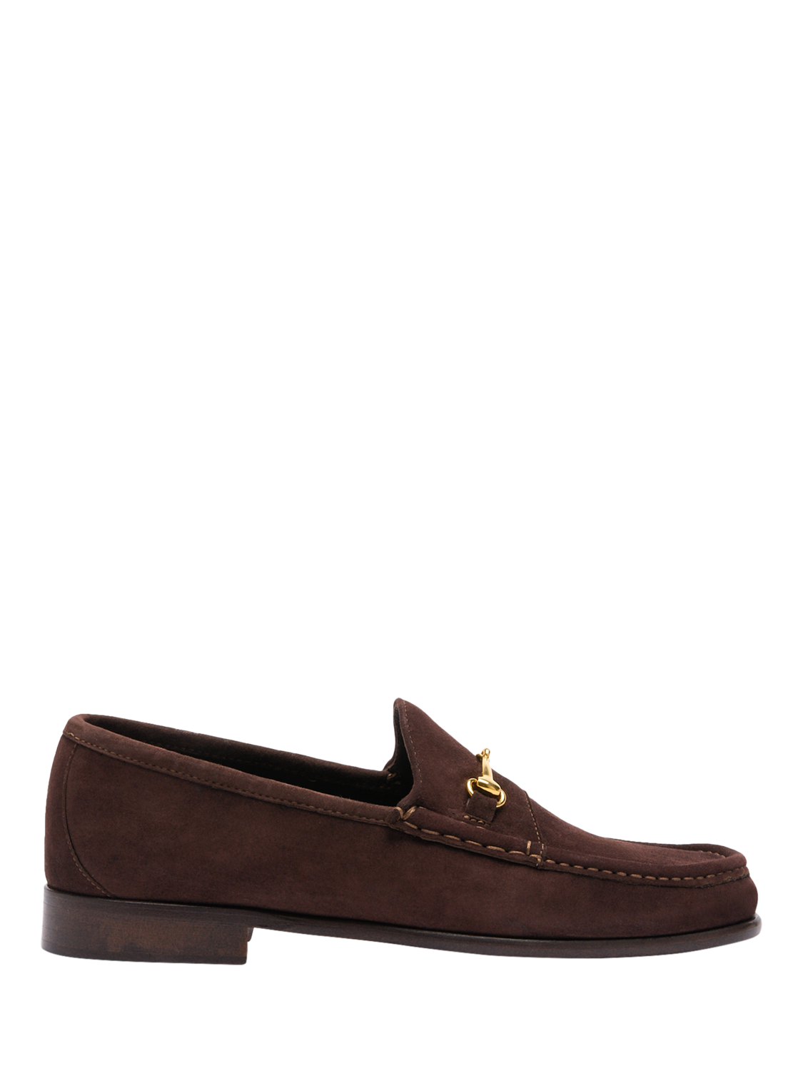 Russell Bromley Fiori Suede Moccasin Snaffle Loafers, Brown