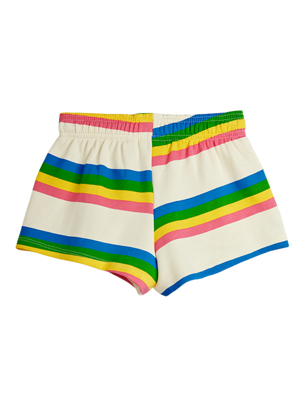 Mini Rodini Kids' Striped Ritzratz Sweat Shorts, Multi - view 2, Multi