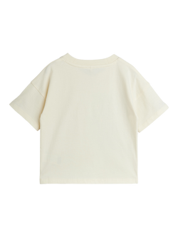 Mini Rodini Kids' Alien Travel Agency T-Shirt, Off-white - view 2, Off-white