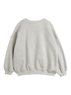 Mini Rodini Kids' Planet Embroidery Sweatshirt, Grey Melange - view 2, Grey Melange