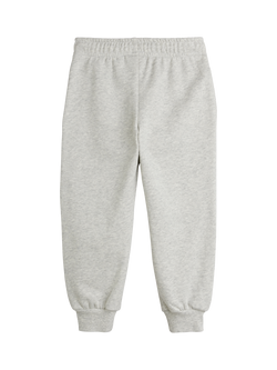 Mini Rodini Kids' Planet Embroidery Joggers, Grey Melange - view 2, Grey Melange