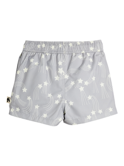 Mini Rodini Kids' Starfall UV Swim Shorts, Grey - view 2, Grey