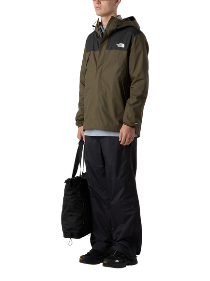 The North Face Men's Antora Waterproof Jacket, Green/Black - view 2, Nwtpegrn/Blk