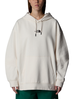 The North Face Essential Oversized Hoodie, White Dune, White Dune