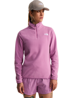 The North Face Women's 1/4 Zip Fleece, Pink, Ptctpk/Ctncndyp