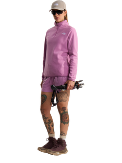 The North Face Women's 1/4 Zip Fleece, Pink - view 2, Ptctpk/Ctncndyp