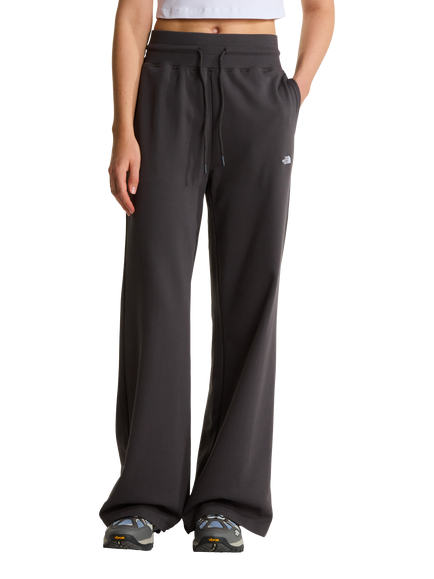 The North Face Essential Light Relaxed Wide Leg Cotton Joggers, Anthracite Grey, Anthracite Grey