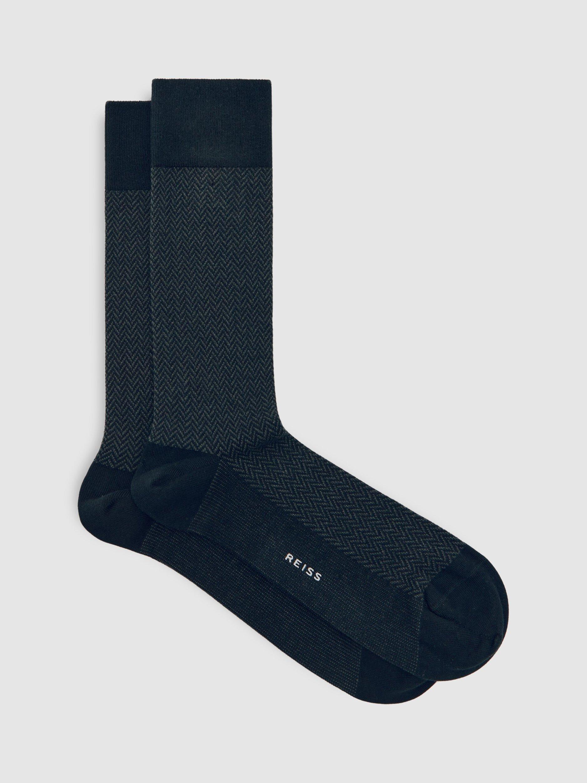 Reiss Otto Cotton Blend Socks