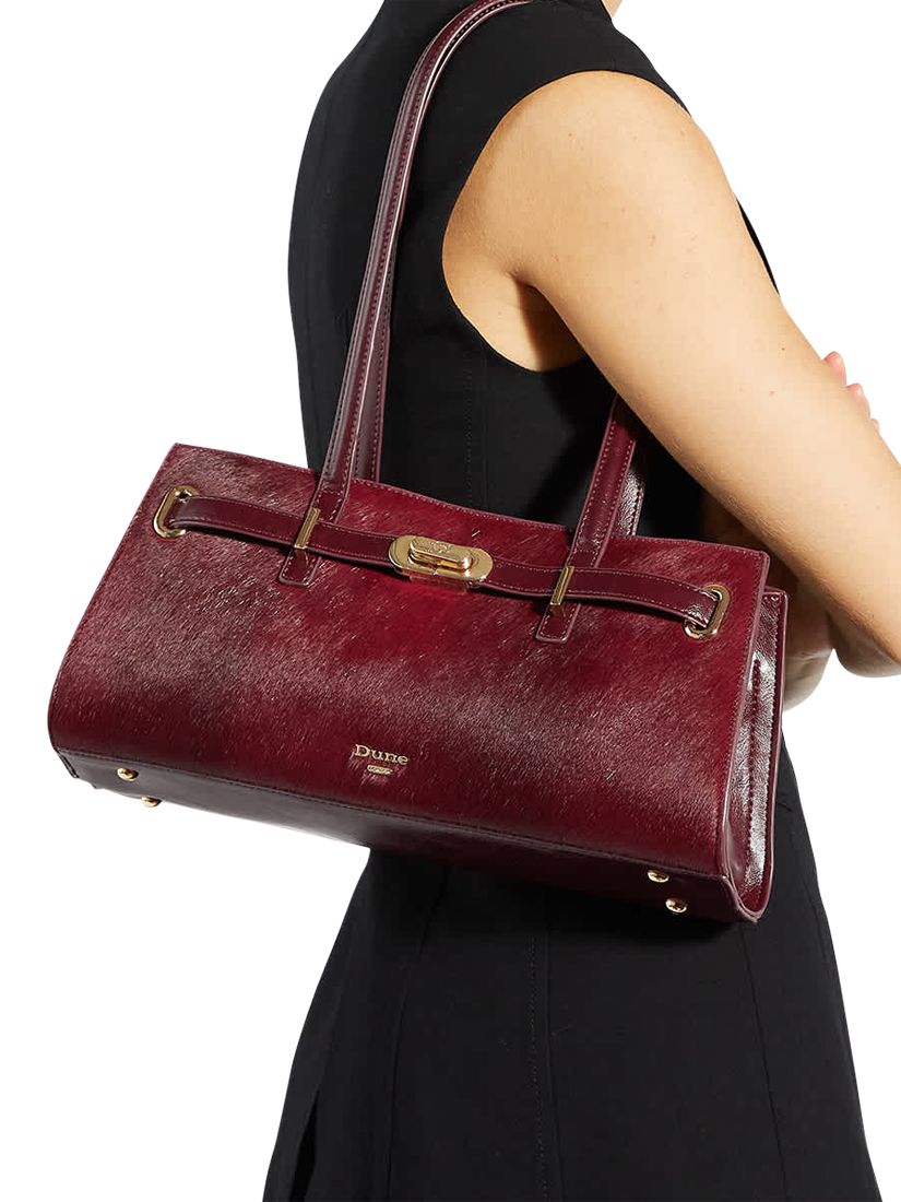 Product image 2 of 5, which shows Dune London Depend Tote Bag, Red, One Size