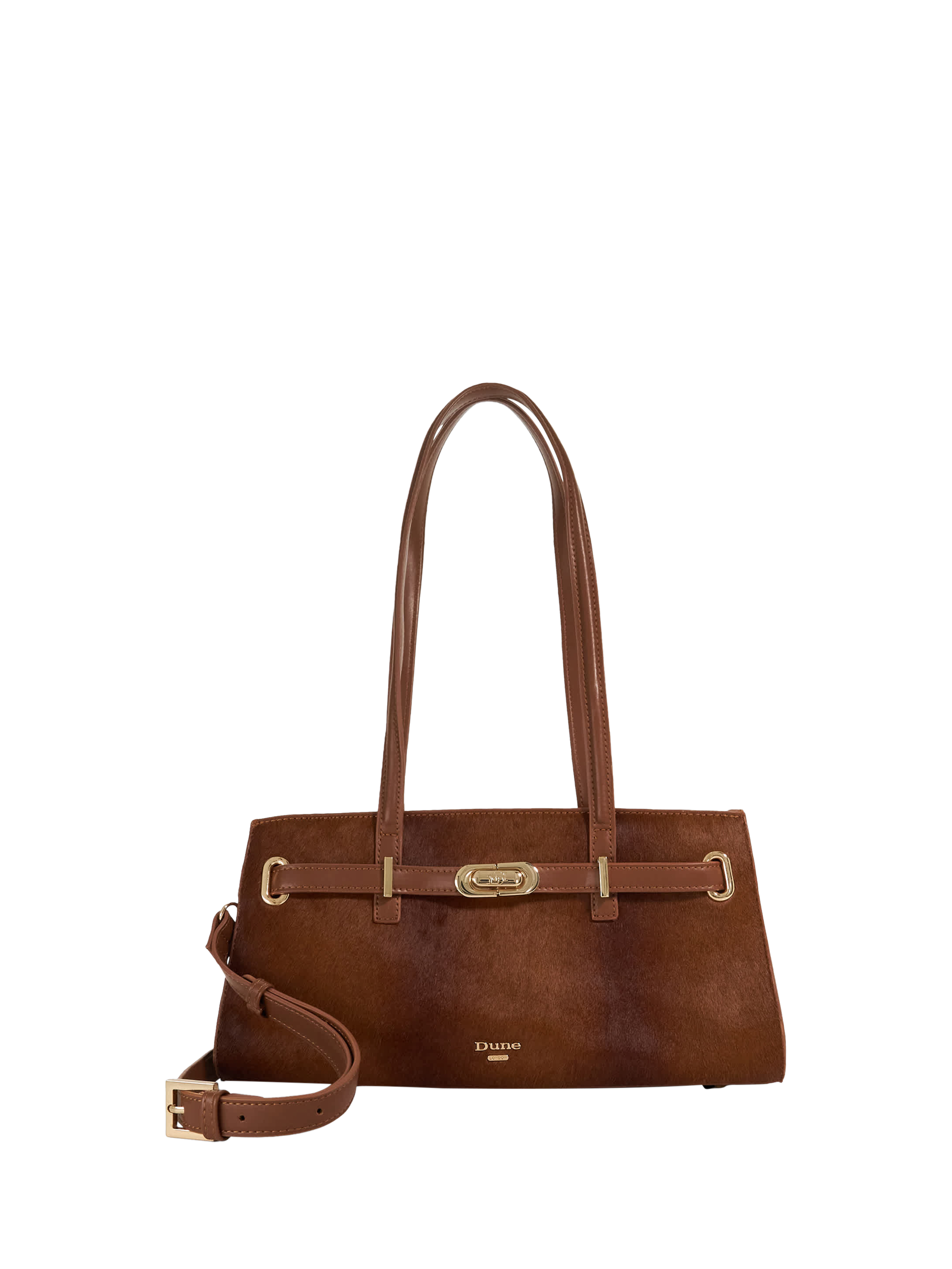 Product image 1 of 5, which shows Dune London Depend Tote Bag, Brown, One Size